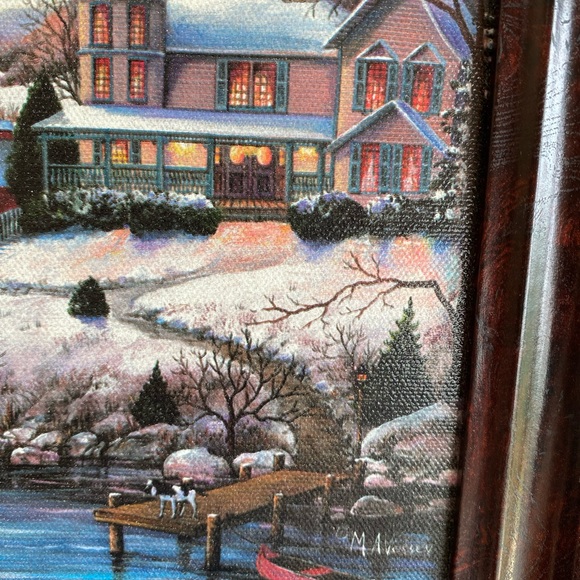 Mary Ann MA Vessey Folk Art Canvas Lithograph - Picture 9 of 11